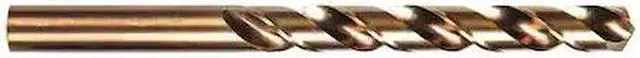 Main image of ZORO SELECT 401J57 Jobber Length Drill Bit, Drill Bit Size 1/4 in, Drill Bit