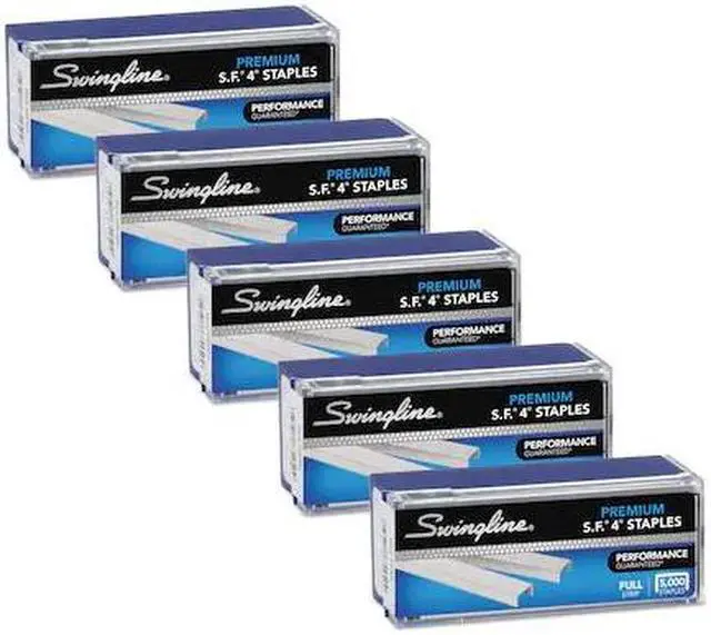 Alt view image 8 of 19 - Swingline Premium Staples 1/4"L 210/Strip 25000/PK Silver 35481