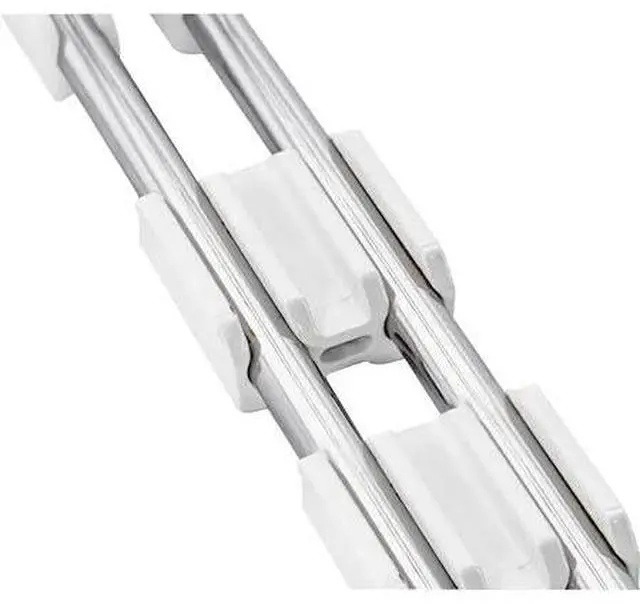 Alt view image 3 of 5 - Lorell Ganging Clips 16-1/2"Wx18-1/4"Lx7"H 16/PK White 42955