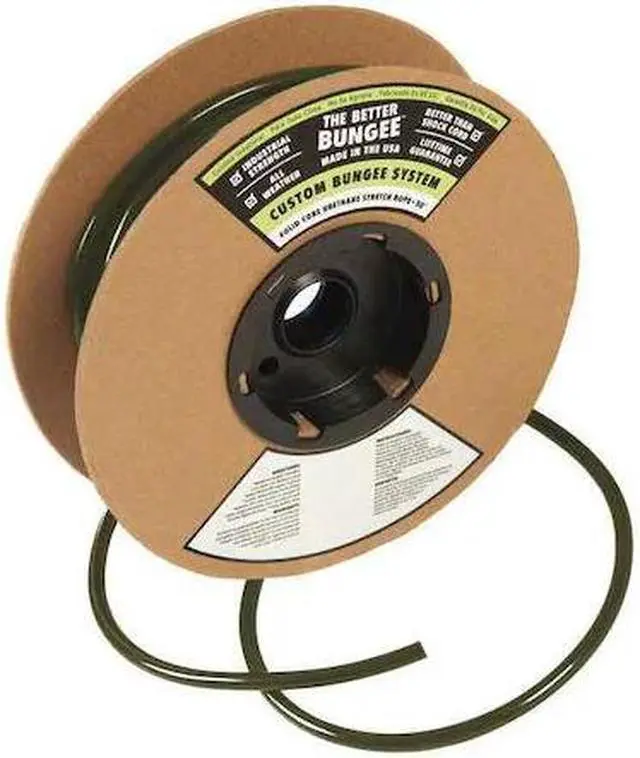 Alt view image 2 of 3 - THE BETTER BUNGEE BBR5/16MG Bungee Rope,Military Green,5/16 in. D