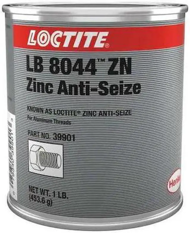 Alt view image 3 of 3 - LOCTITE 233507 Anti Seize,Zinc,16 oz,Can,Grey,Paste LB 8044(TM)