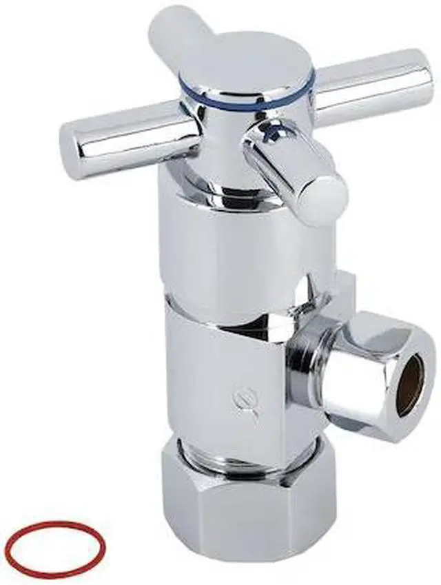 Main image of KINGSTON BRASS CD53301DX Concord 5/8″ O.D x 3/8″ O.D Anti-Seize Deluxe Quarter