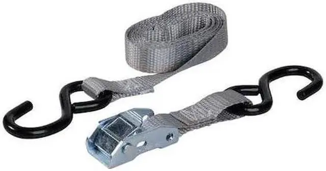 Alt view image 8 of 10 - Heavy Duty Tie Down, 400 Lb, 6' L X 1" W KEEPER BY HAMPTON Tie Down Accessories