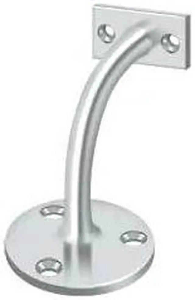 Alt view image 2 of 2 - Deltana HRC175U26 3.18 in. Projection Light Duty Hand Rail Brackets, Bright Chrome - Solid