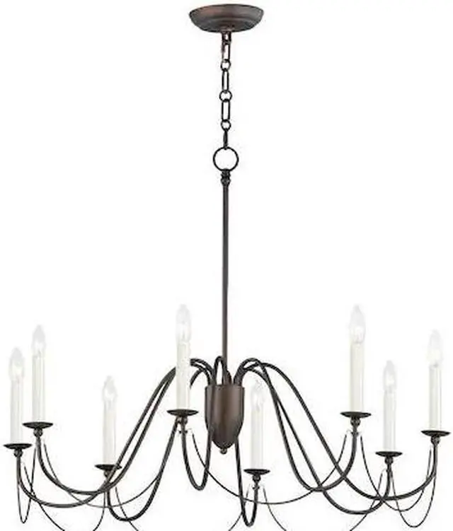 Main image of MAXIM LIGHTING 12168CHB Plumette 8-Light Chandelier