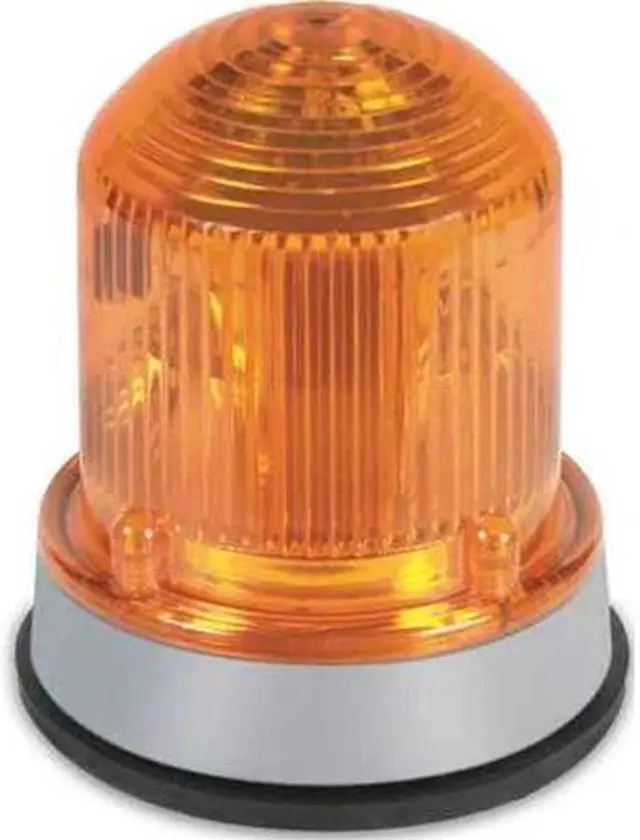 Alt view image 2 of 3 - Warning Light, LED, 120VAC, Amber, 65 FPM