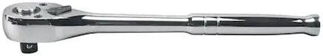 Main image of KLEIN TOOLS 65820 1/2" Drive 72 Geared Teeth Round Head Style Hand Ratchet, 10"
