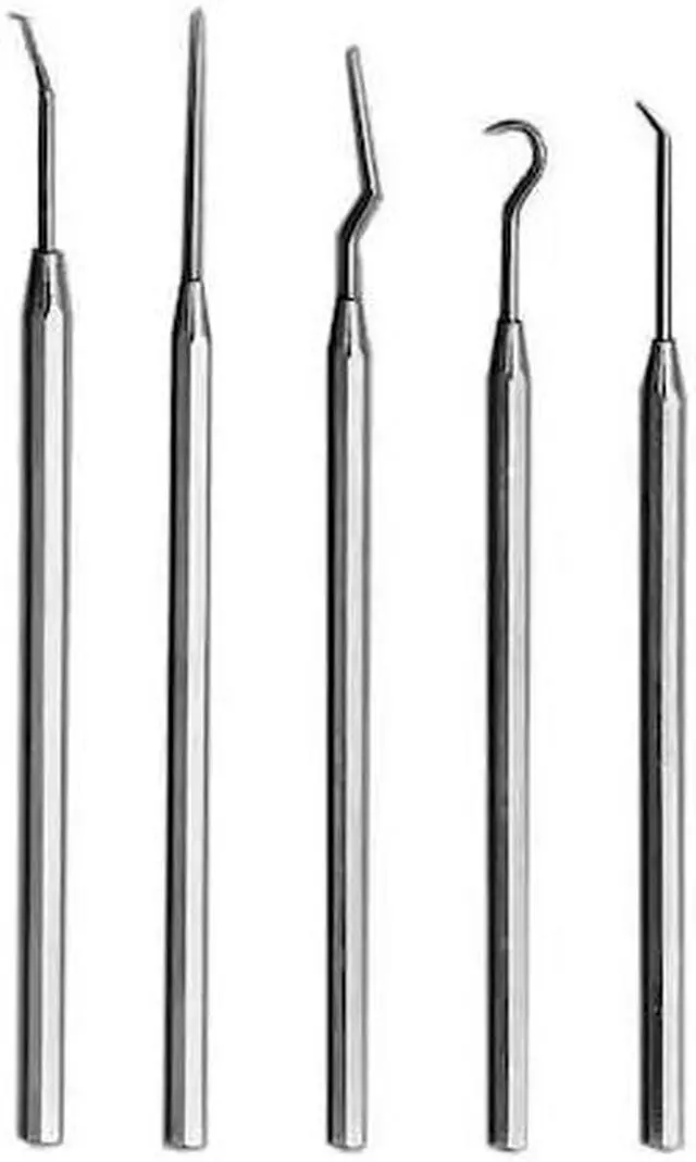 Alt view image 3 of 3 - ULLMAN MP-6 Pick And Hook Set,Steel,5-9/16in.L,5 pcs
