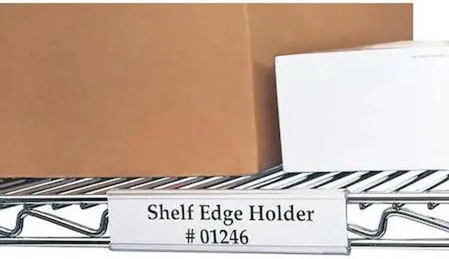 Main image of WIRE-RAC WR-1224 Index Wire Rack Label Holder, 24 in, PK6