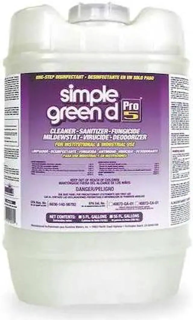 Alt view image 6 of 8 - d Pro 5 Disinfectant Unscented 5 gal Jug 30505