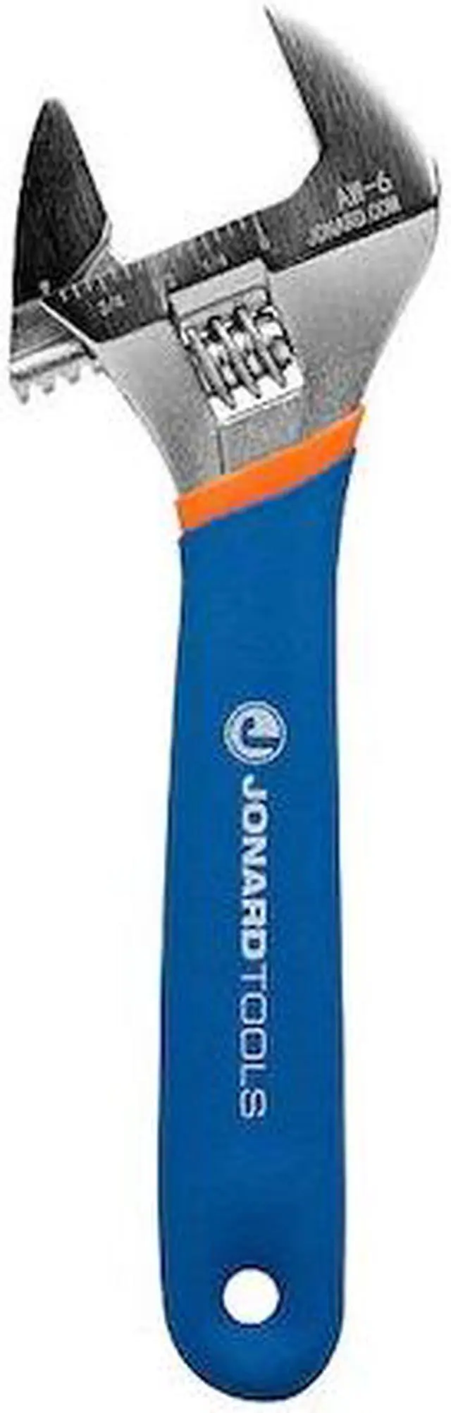 Alt view image 2 of 2 - JONARD TOOLS AW-6 Adj. Wrench,6",15/16" Cap.,Chrome