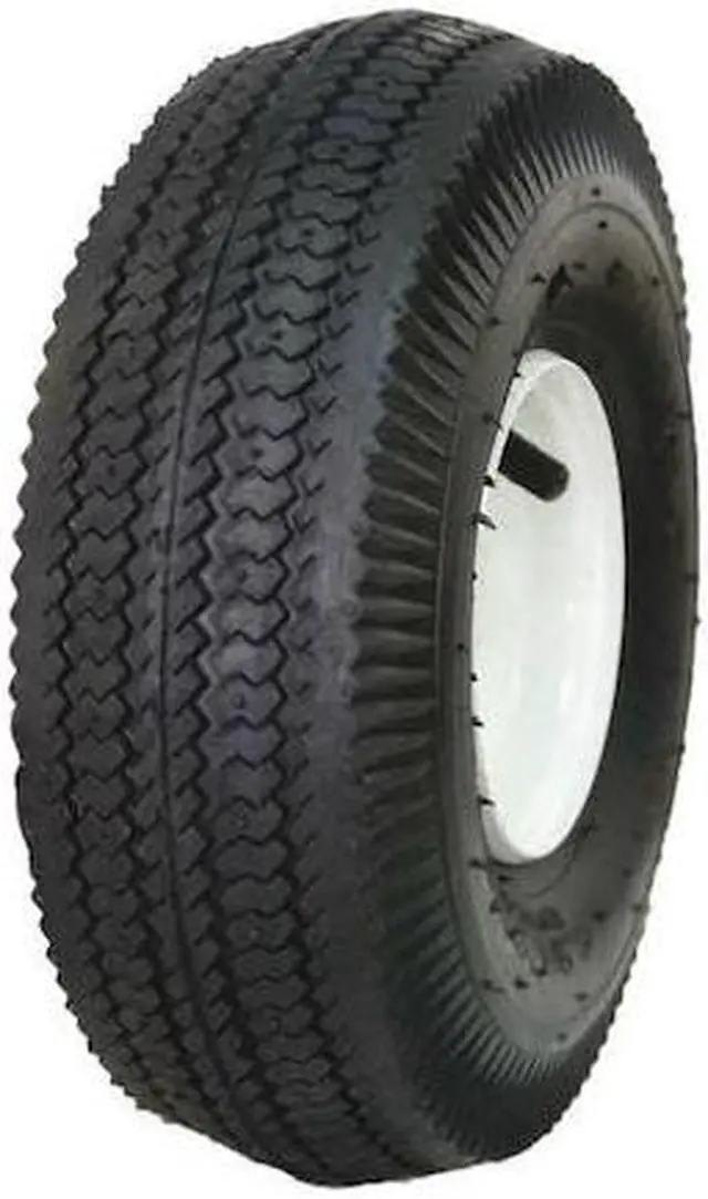 Main image of HI-RUN CT1009 Hi-Run Sawtooth 25 PSI 4.1" x 3.5-4" 4-Ply Tire and Wheel