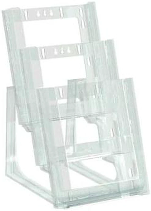 Main image of AZAR DISPLAYS 252305 Three-tier Modular Bifold Brochure Holder, PK2