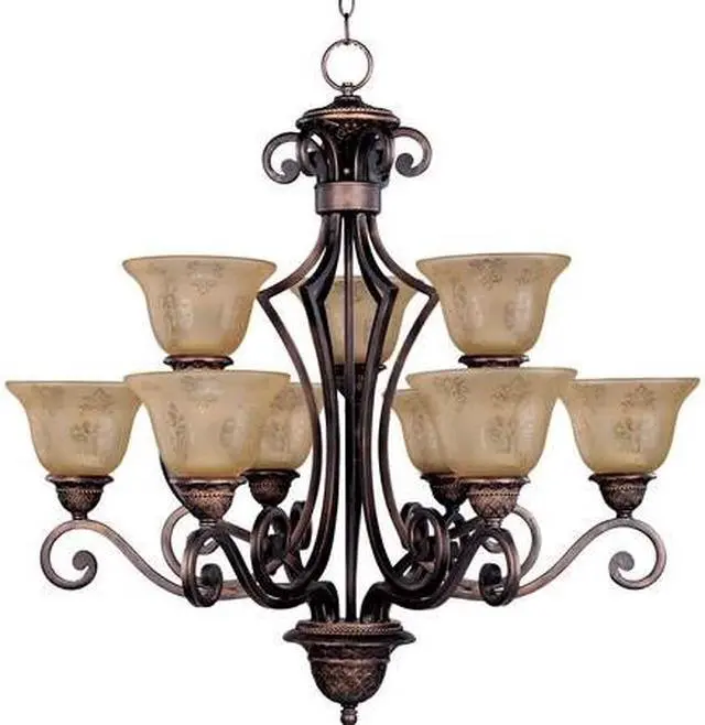 Main image of MAXIM 11245SAOI Symphony 9-Light 32" Wide Oil Rubbed Bronze Chandelier