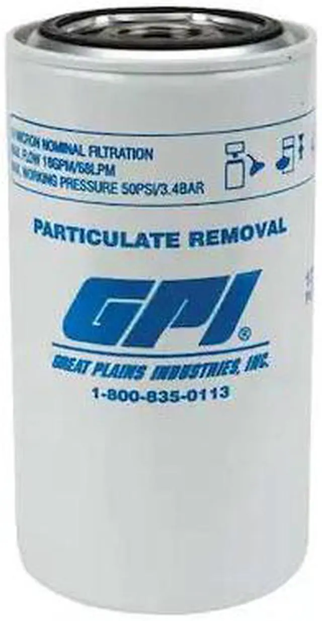 Main image of GPI 129300-01 Fuel Filter Canister,3-3/4 x 3-3/4 x 7In