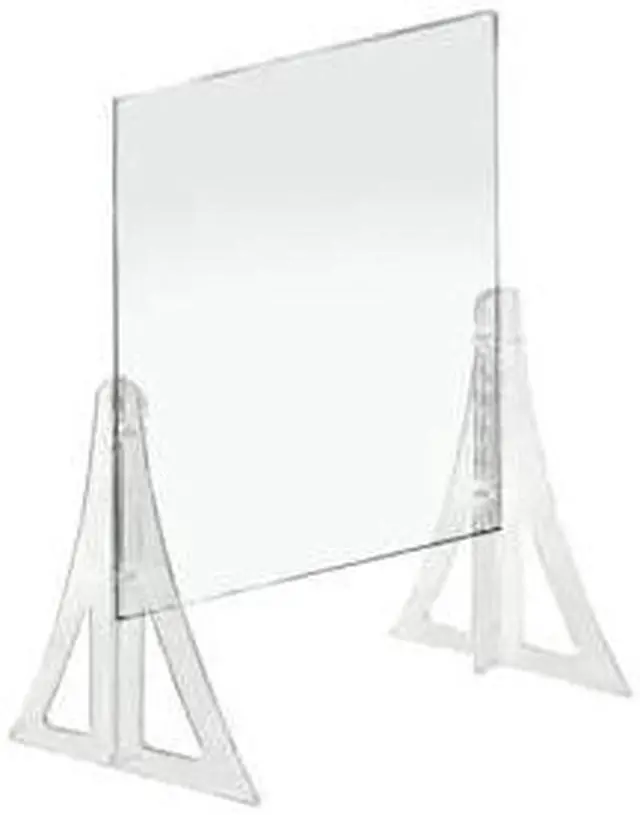 Main image of AZAR DISPLAYS 179772-187 Acrylic Plexiglass Shield PPE 18"x24" Adjustable w/