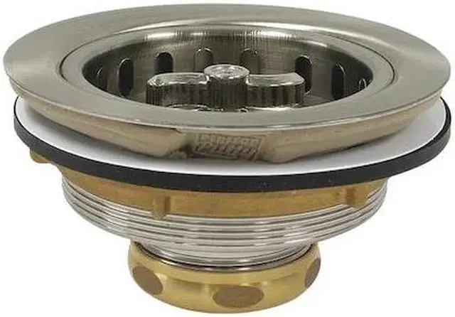 Main image of PERFECT PUTTY 59-3222 Sink Strainer,Satin Brushed Nickel,5" L