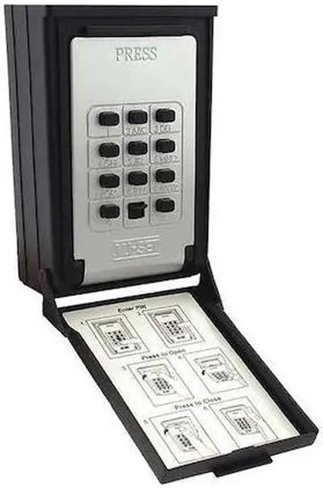 Alt view image 2 of 2 - NU-SET 2085-3 Key/Card Storage Wall Mount Push Button Lock Box
