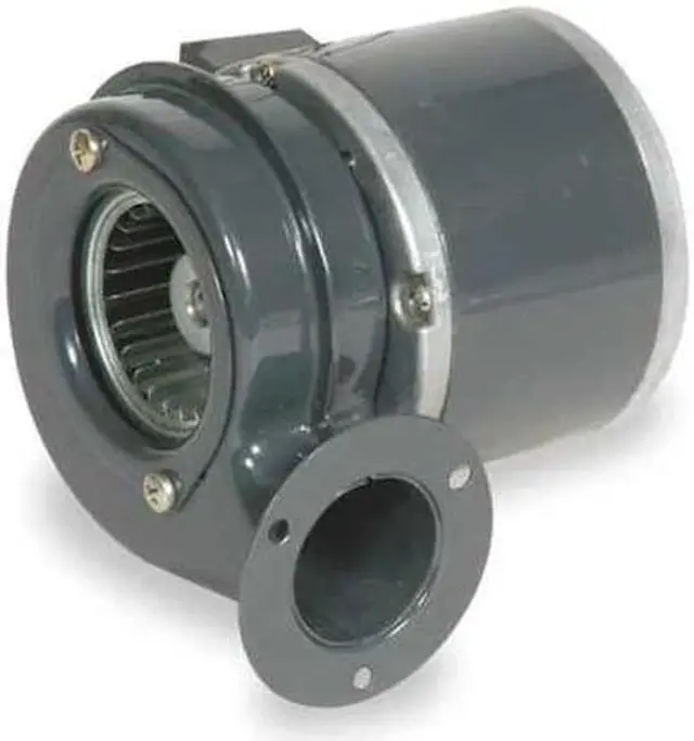 Alt view image 2 of 7 - DAYTON 1TDN2 Round OEM Blower, 3300 RPM, 1 Phase, Direct Drive, Steel 1 Speed