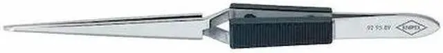 Alt view image 2 of 2 - KNIPEX 92 95 89 Cross Over Tweezers,Straight,6-1/4 In