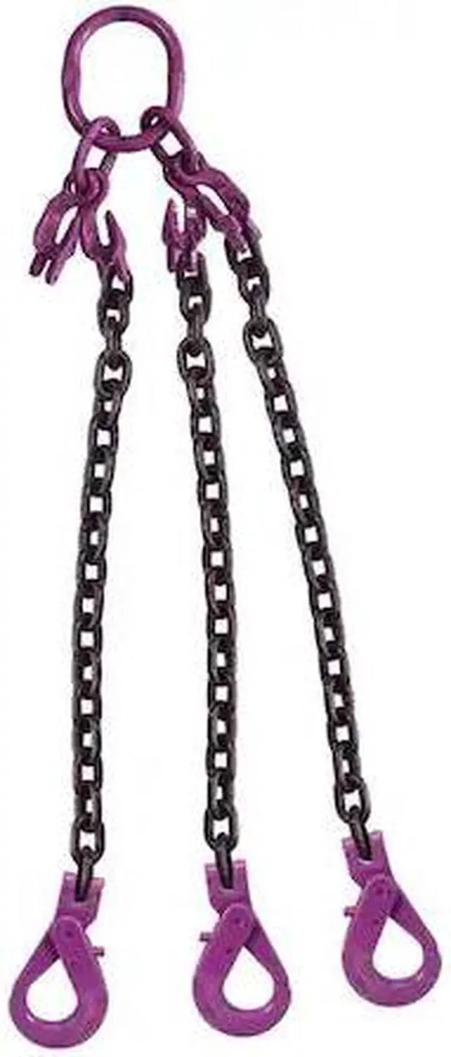 Main image of US CARGO CONTROL 38G100TOSLA-10 3/8" x 10',Adjustable 3Leg Chain Sling w/