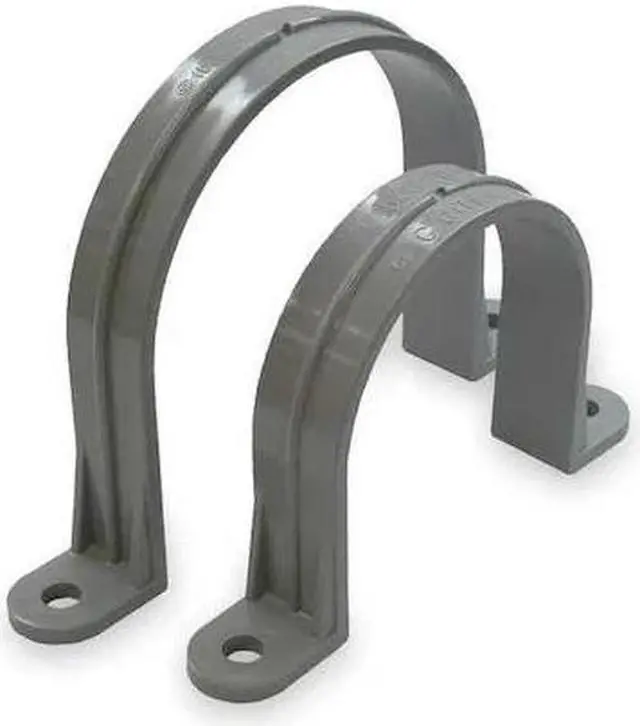Alt view image 3 of 3 - CANTEX 5133739 Two Hole Strap, Conduit; Pipe Use, 2-1/2 in, PVC, None