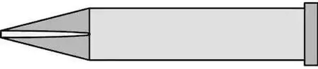 Alt view image 2 of 2 - WELLER T0054471399 Soldering Tip, Chisel, 0.8 mm, For Use With Mfr. No. WP120