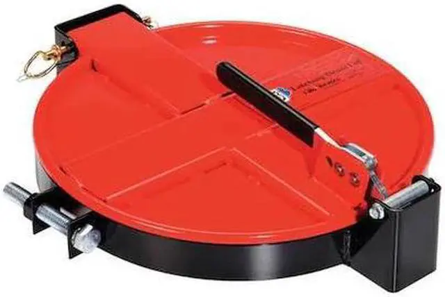 Alt view image 2 of 4 - PIG DRM167-RD PIG Latching Drum Lid, 21inLx15inWx4-3/8inH