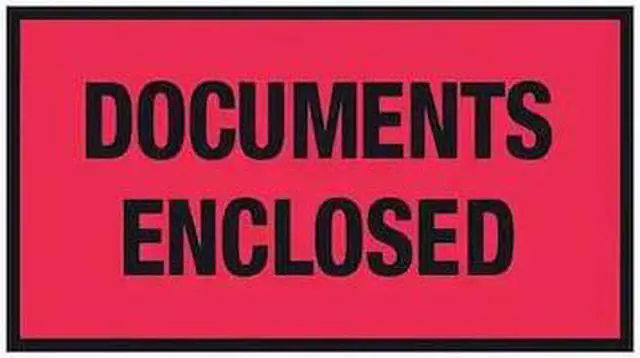Main image of Tape Logic PL436 5 .5 x 10 in. 2 Mil Poly Red Documents Enclosed Envelopes