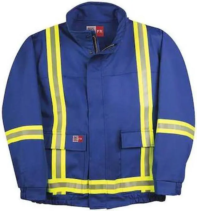 Main image of BIG BILL L495US9-3XLR-BLR Bomber Jacket Shell,Blue,3XL