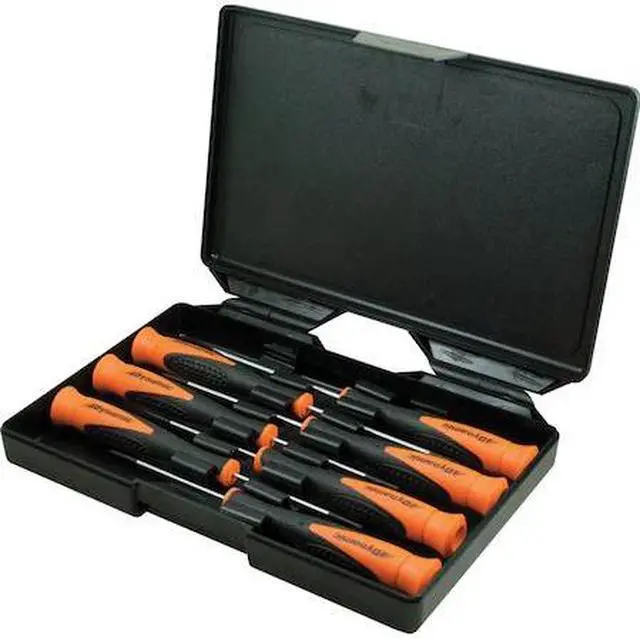 Main image of DYNAMIC D062509 Tools 7 Piece Precision Screwdriver Set, Slotted & Phillips