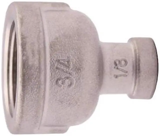 Main image of LEGEND VALVE 416-387 2" X 3/8" SS316 RED COUPLING