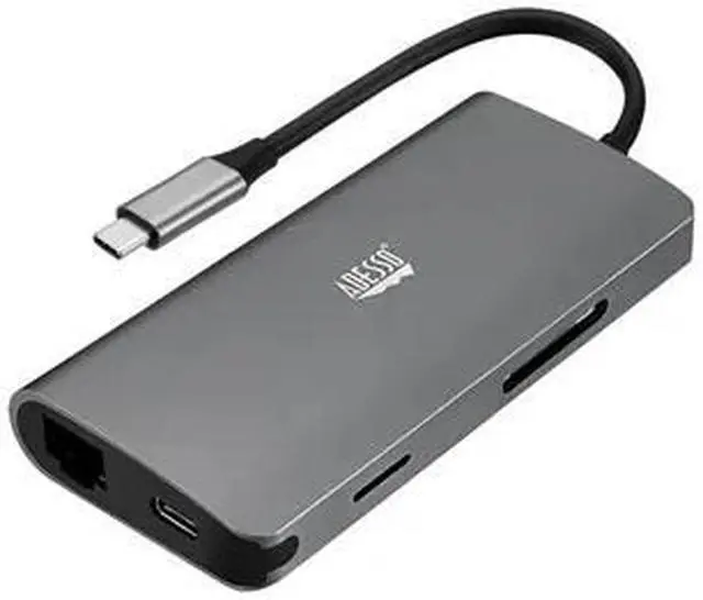 Main image of Adesso 8-in-1 USB-C Multi-Port Docking Station TAA Compliant AUH4030