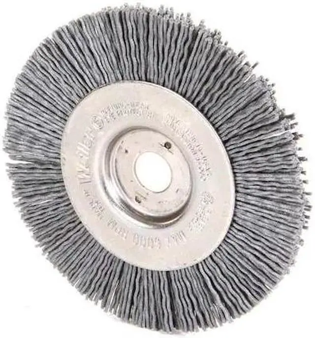 Alt view image 2 of 4 - WEILER 97593 Wire Wheel Wire Brush, Arbor, 4", 1/2" W