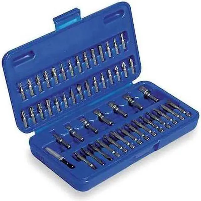 Main image of WESTWARD 1VXP5 51 Piece Screwdriver Bit Set, 1/4 in Hex Shank Size