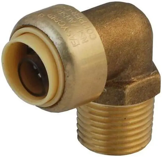 Main image of LEGEND VALVE 456-074NL 3/4" PUSH FIT x MNPT ELBOW