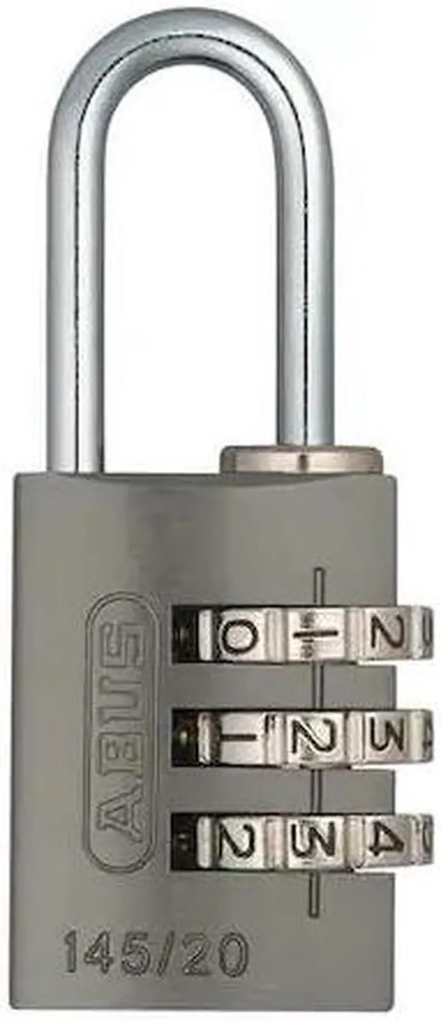 Alt view image 2 of 2 - Abus Combination Padlock, Resettable Side-Dial Location, 7/8" Shackle Height