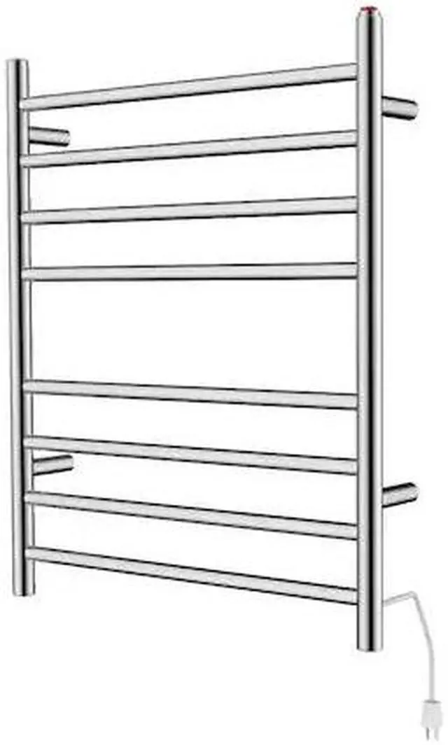 Alt view image 2 of 7 - Kingston Brass TWW3624SN Templeton Electric Hardwired or Plug-In Towel Warmer, Brushed Nickel