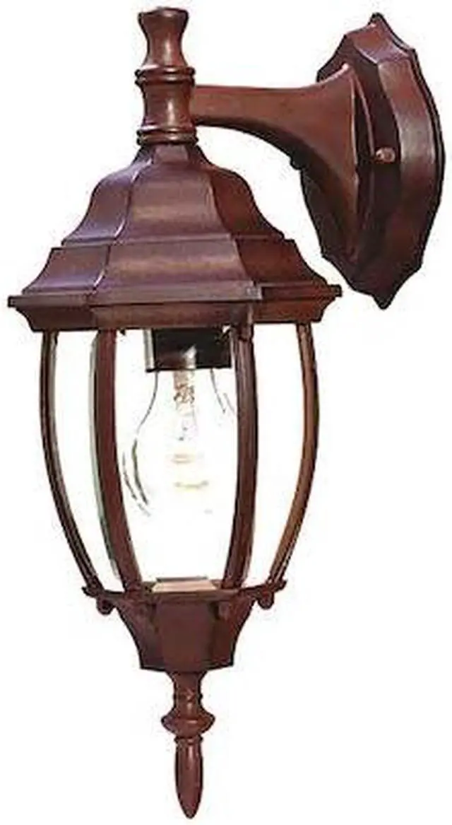 Main image of ACCLAIM LIGHTING 5010BW Wall Light,Burled Walnut,1-Light