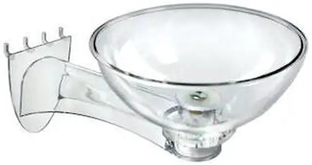 Main image of AZAR DISPLAYS 700911 8" Bowl Display for Pegboard/Slatwall, PK3