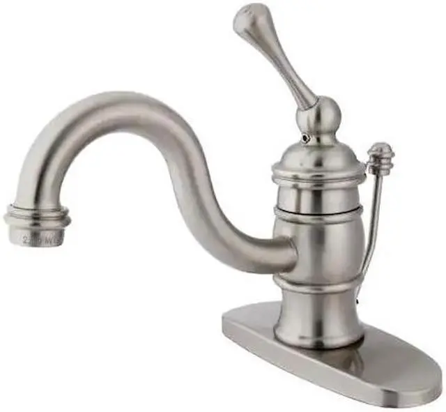 Alt view image 4 of 5 - Kingston Brass KB3408BL Single Handle 4" Centerset Lavatory Faucet with Retail P