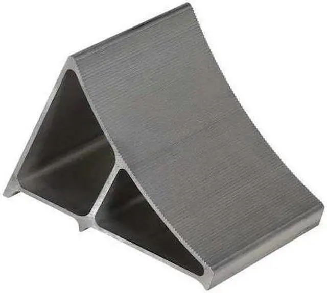 Main image of ZORO SELECT 5A347 Wheel Chock,7 In W,Silver