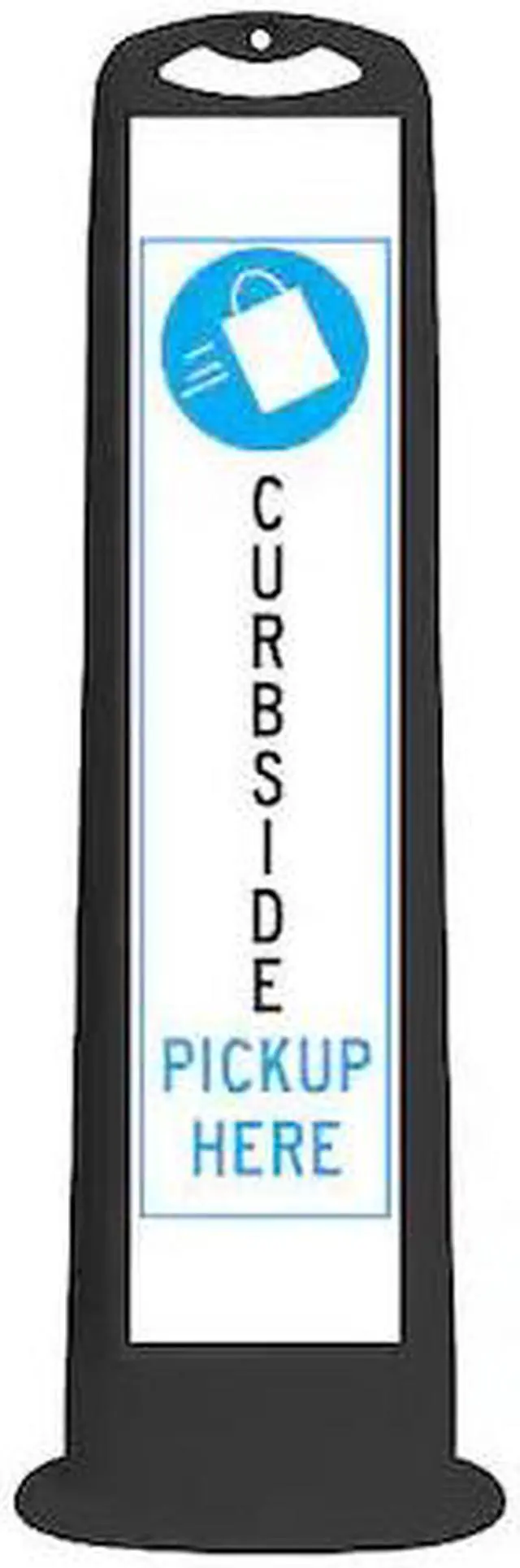 Main image of ZORO SELECT 03-768BLK-CPU Vertical Panel Channelizer,45" H,8" dia.,