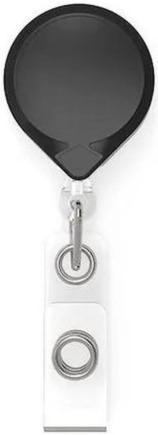 Alt view image 4 of 5 - KEY-BAK 0057-005 Blk MiniBak ID Vinyl Strap Standard Clip