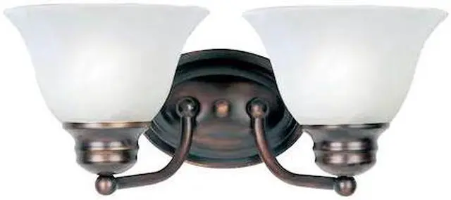 Main image of MAXIM LIGHTING 2687MROI Malaga 2-Light 13.25" Wide Oil Rubbed Bronze Vanity