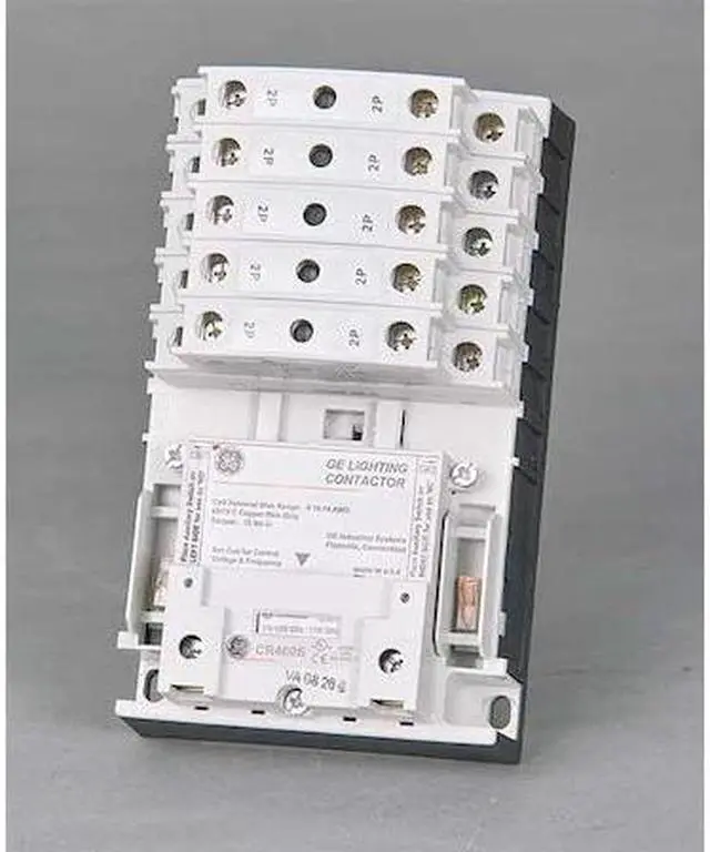 Main image of GE CR463LB0AJA 120VAC Electrically Held Lighting Contactor 10P 30A