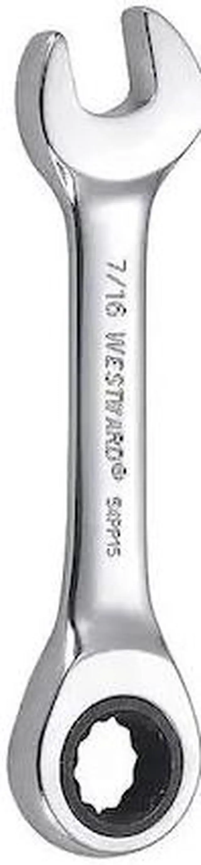 Main image of WESTWARD 54PP15 Wrench, Combination/Stubby, SAE, 7/16"