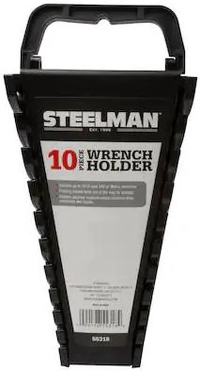 Alt view image 6 of 10 - STEELMAN 55318 Universal 10-Tool Wrench Holder, Black