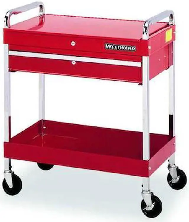 Alt view image 2 of 2 - Utility Cart, 30 Wx16 Dx31 In H, 1 Drawer