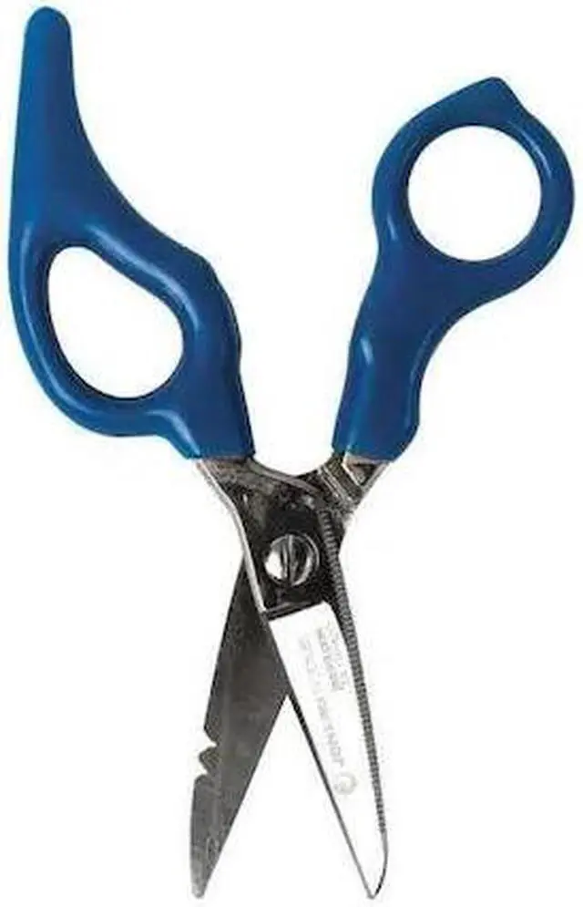Alt view image 4 of 4 - JONARD TOOLS ES-1964ERG 6-1/4" Electricians Scissors, Serrated Cut, Right Hand